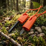 Knivox Magnezyum Çubuğu Ateş Başlatıcı - Kamp Ve Survival Tipi Su Geçirmez Magnezyum Taşı Seti