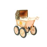 Knm-C0258 Dekoratif Metal Bebek Arabası Biblo Vintage Hediyelik