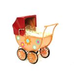 Knm-C0312 Dekoratif Metal Bebek Arabası Biblo Vintage Hediyelik
