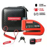 Knmaster Dl510a 10 Mm Alarmlı Disk Kilidi