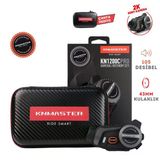 Knmaster Kn1200C PRO Kameralı Motosiklet Kask Bluetooth Intercom Kulaklık Seti
