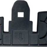 Knmaster KN2100 Interkom Için Yapıştırmalı Kask Sabitleme Aparatı