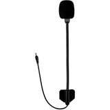 Knmaster KN6100 Açık Kask Mikrofon 30 cm Akordiyon Kablo ile Tüm Kasklarla Uyumlu Yedek Mikrofon