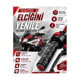 Knmaster Motosiklet Kauçuk Gidon Sarmalı Elcik Kılıfı Elcik Koruma Takımı