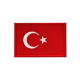 Knmaster Türk Bayrağı Patch Kırmızı Nakış