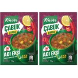 Knorr Acı Ekşi Çabuk Çorba 2li paket