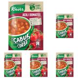 Knorr Çabuk Çorba Acılı Domates 22 g (5 paketi)