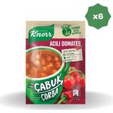 Knorr Çabuk Çorba Acılı Domates - (6 Adet) - 22 gr