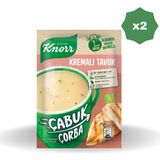 Knorr Çabuk Çorba Kremalı Tavuk - (2 Adet) - 22 gr