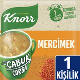 Knorr Çabuk Çorba Mercimek 22 g 3lü paket