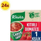 Knorr Çabuk Çorba Serisi Kıtırlı Domates Çorbası 22 g x24 - 22 gr