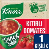 Knorr Çabuk Kıtırlı Domates Çorbası 22 gr Pratik ve Lezzetli Tek Kişilik Çorba