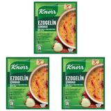 Knorr Hazır Çorba Ezogelin 4 Kişilik, 74 g 3lü paket