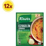 Knorr Klasik Çorba Serisi Ezogelin Çorbası 65 gram 12'li Paket