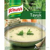 Knorr Klasik Çorba Serisi Kremalı Tavuk Çorbası 12'li Paket - 9,36 kg