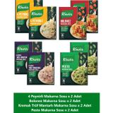 Knorr Makarna Sosu Seti x 8 Adet (Truf Mantarlı + Pesto + Bolonez + 4 Peynirli)