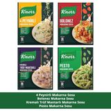 Knorr Makarna Sosu Truf Mantarlı + Pesto + Bolonez + 4 Peynirli - 197 gr