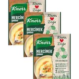 Knorr Mercimek Çorba Grubu, 3 x 76 gr
