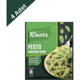 Knorr Pesto Makarna Sosu 50 G x 4 Adet - Fesleğenli ve Aromatik Italyan Sosu - 1 Adet
