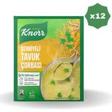 Knorr Şehriyeli Tavuk Çorbası - (12 Adet) - 51 gr