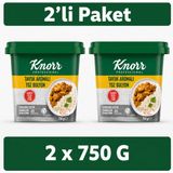 Knorr Tavuk Bulyon 750 gr x 2 Adet - Profesyonel Tavuk Suyu Bulyon - 1,5 kg