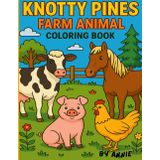 Knotty Pines: The Farm Animal Coloring Book