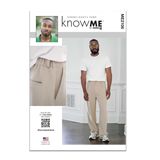 Know Me ME2106AA Erkek Yere Kadar Pantolon Dikiş Desen Paketi, Norris Dánta Ford, Tasarım Kodu ME2106, Bedenler 34-36-38-40-42