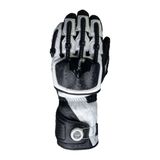 Knox Handroid MK5 Korumalı Deri Motosiklet Eldiveni Siyah Beyaz