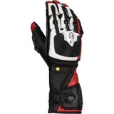Knox Handroid (Mk5) Korumalı Deri Motosiklet Eldiveni (Siyah / Kırmızı)