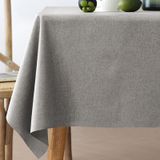 KnSam Gri antrasit masa örtüsü, köşeli, polyester masa örtüsü, 140 x 200 cm | Masa örtüsü, doğum günü, tek renkli, yemek masası, kutlama, düğün ve dekorasyon için uygundur