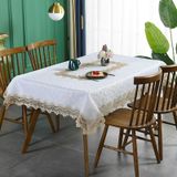 KnSam Kahve Masa Örtüsü Köşeli, Noel Motifli Masa Örtüsü, 90x150cm | Polyester masa örtüsü, kokteyl masası, dantel, çiçekler, yemek masası, kutlama, düğün ve dekorasyon için uygundur