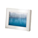 KnSam Resim çerçevesi, 15 x 20 cm, fotoğraf boyutu, resim çerçevesi, bej, beyaz, MDF, reçine cam, yatay ve dikey dikdörtgen, portre çerçevesi, masa plakası, ahşap resim çerçevesi, fotoğraflar