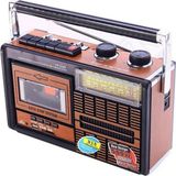 Knstar Fp-319U Retro Nostaji Radyo Kaset Çalar - Kahverengi