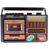 Knstar Fp-319U Usb Sd Fm Radyo Kaset Çalar Nostaljik Taşınabilir Müzik Kutusu Retro Teyp