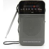 Knstar K-263 Pilli Cep Radyosu - Siyah