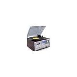 Knstar KN-110 Bluetooth Pikap CD Kaset USB Radyo 33/45/78 Devir Kumandalı Nostaljik Plak Çalar