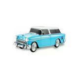 Knstar Ws-1955 Ledli Araba Usb-Tf-Fm Radyo Bluetooth Hoparlör Mavi