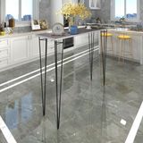 Knsz Masa Sandalye Takımı Hem105zengin Grisyh 140*040 3 Sandalye Syhsyh Kolçaklı