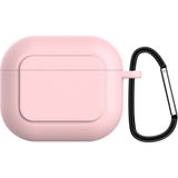 Kny Apple Airpods 3 Için Standart Model Kancalı Silikon Kılıf Pembe