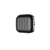 Kny Apple Airpods Pro 2. Nesil Icin Cizgi Desenli Silikon Kilif Koyu Gri