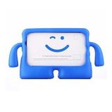 KNY Apple İpad Mini 2 Kılıf Çoçuklar İçin Tutmalı İbuy Silikon Mavi