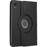 Kny Apple Ipad Mini 6 Kılıf Dönerli Standlı Kapaklı Suni Deri Kılıf Siyah