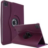 Kny Apple iPad Pro 11 2020 Kılıf Dönerli Standlı Kapaklı Suni Deri - Mor