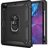 KNY Apple iPad Pro 12.9 2020 Için Çift Katmanlı Yüzüklü Manyetik Standlı Vega Kapak Siyah