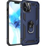 Kny Apple Iphone 12 Pro Kılıf Ultra Korumalı Yüzüklü Manyetik Vega Kapak - Lacivert - Apple İphone 12 Pro