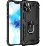 Kny Apple Iphone 12 Pro Max Kılıf Ultra Korumalı Yüzüklü Manyetik Vega Kapak - Siyah - Apple İphone 12 Pro Max