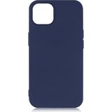Kny Apple Iphone 13 Kılıf Içi Süet Lansman Silikon - Lacivert - İphone 13