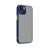 Kny Apple Iphone 13 Kılıf Silikon Kenarlı Kamera Korumalı Hux Kapak Lacivert