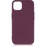 Kny Apple Iphone 13 Mini Kılıf Içi Süet Lansman Silikon - Bordo - İphone 13 Mini