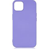 Kny Apple Iphone 13 Mini Kılıf Içi Süet Lansman Silikon - Mor - İphone 13 Mini